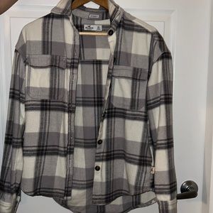 Hollister boyfriend fit flannel